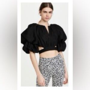 AJE NWT PUFF Sleeve Cut Out | US 10 | AU 14